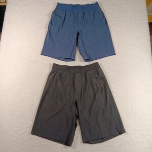 Lululemon Shorts Mens Medium T.H.E. Short Lined Core Unlined Gym Lot Of 2